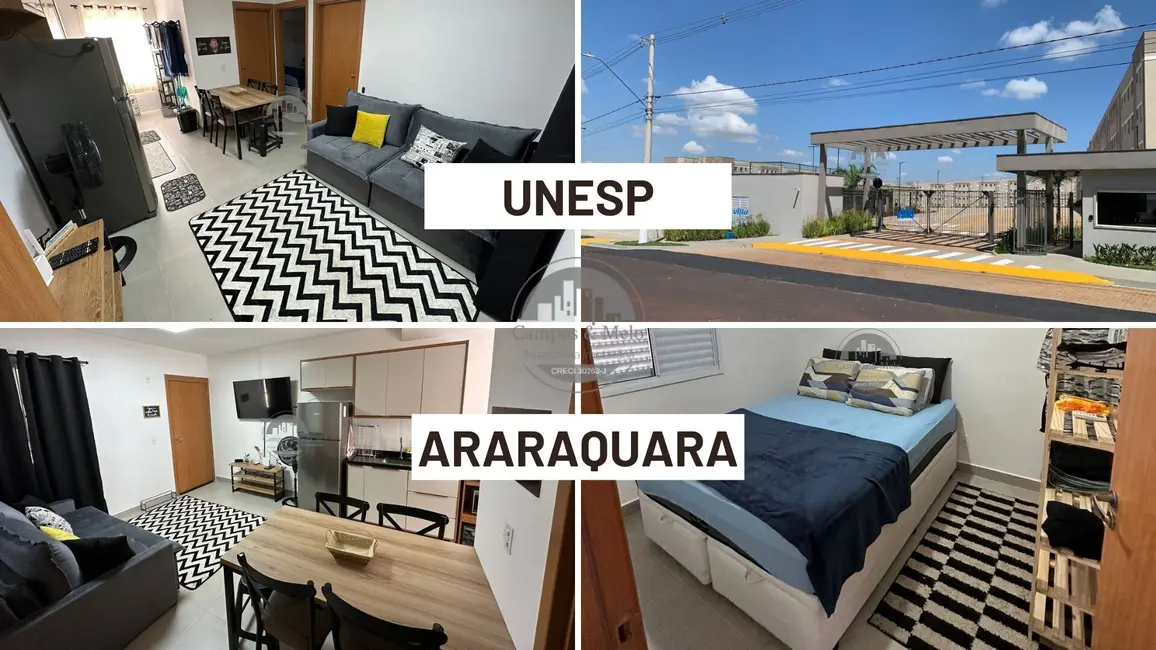 Foto 1 de Apartamento com 2 quartos à venda, 43m2 em Campos Ville, Araraquara - SP