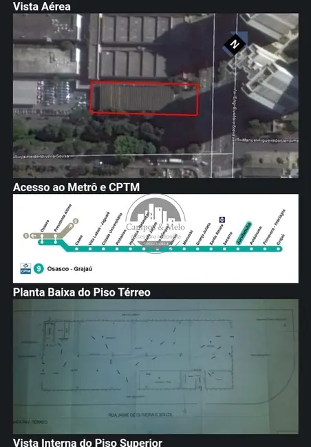 Foto 2 de Sala Comercial à venda, 2243m2 em Campo Grande, São Paulo - SP