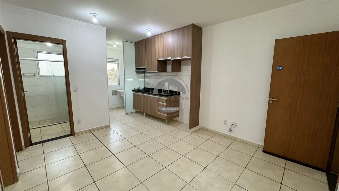 Apartamento com 2 quartos para alugar, 44m2 em Campos Ville, Araraquara - SP - imagem 2 Foto 2 de Apartamento com 2 quartos para alugar, 44m2 em Campos Ville, Araraquara - SP