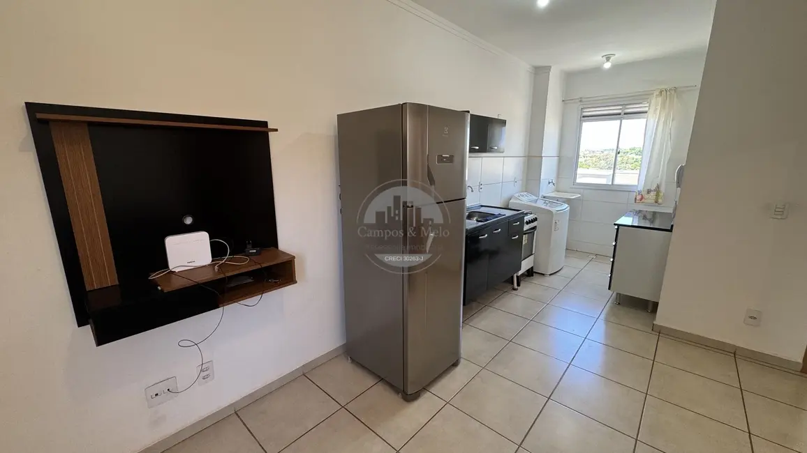 Foto 3 de Apartamento com 2 quartos para alugar, 43m2 em Campos Ville, Araraquara - SP