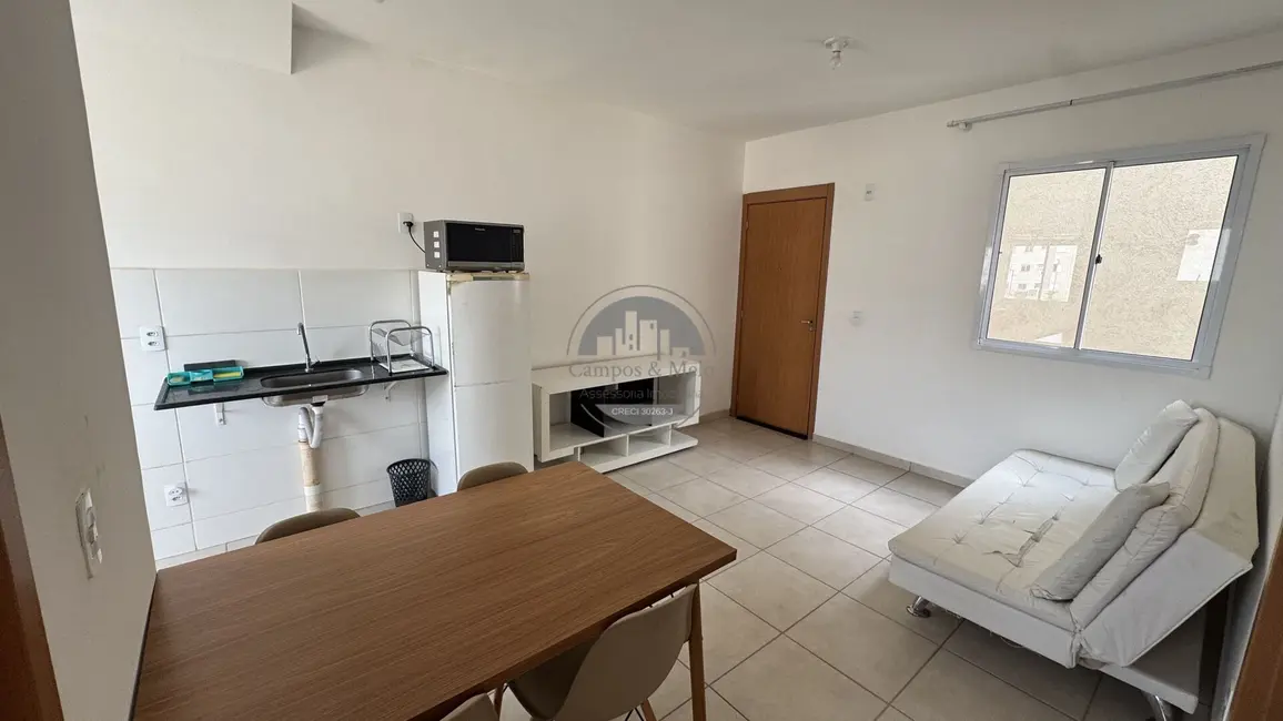 Foto 5 de Apartamento com 2 quartos para alugar, 43m2 em Campos Ville, Araraquara - SP