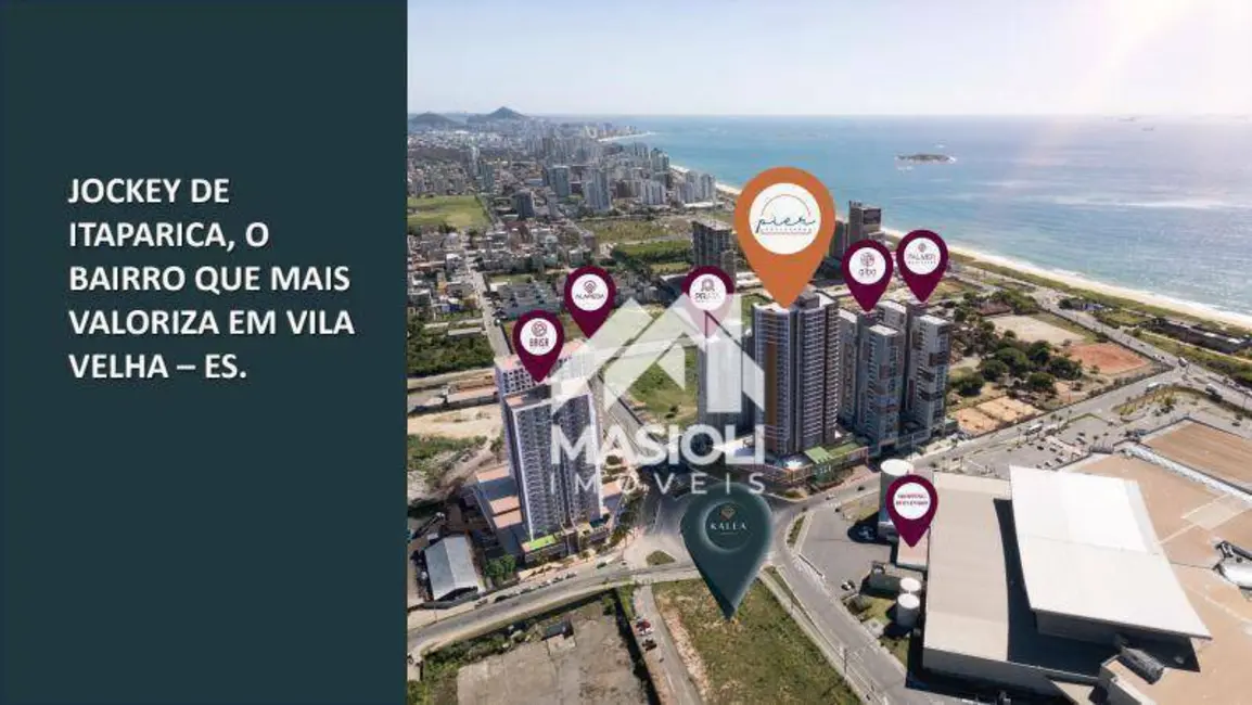 Apartamento com 3 quartos à venda, 78m2 em Jockey de Itaparica, Vila Velha - ES - imagem 5 Foto 5 de Apartamento com 3 quartos à venda, 78m2 em Jockey de Itaparica, Vila Velha - ES