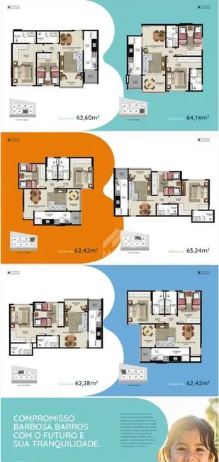 Apartamento com 2 quartos à venda, 65m2 em Itapuã, Vila Velha - ES - imagem 5 Foto 5 de Apartamento com 2 quartos à venda, 65m2 em Itapuã, Vila Velha - ES