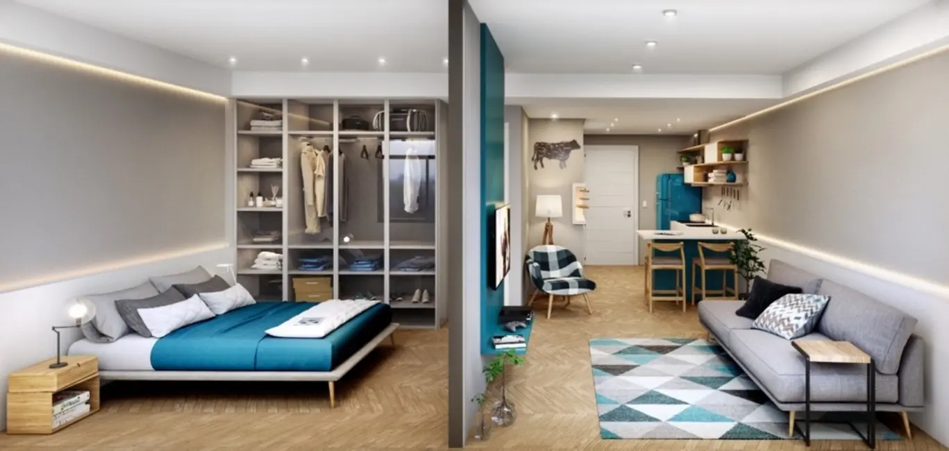 Apartamento com 1 quarto à venda, 45m2 em Azenha, Porto Alegre - RS - imagem 5 Foto 5 de Apartamento com 1 quarto à venda, 45m2 em Azenha, Porto Alegre - RS