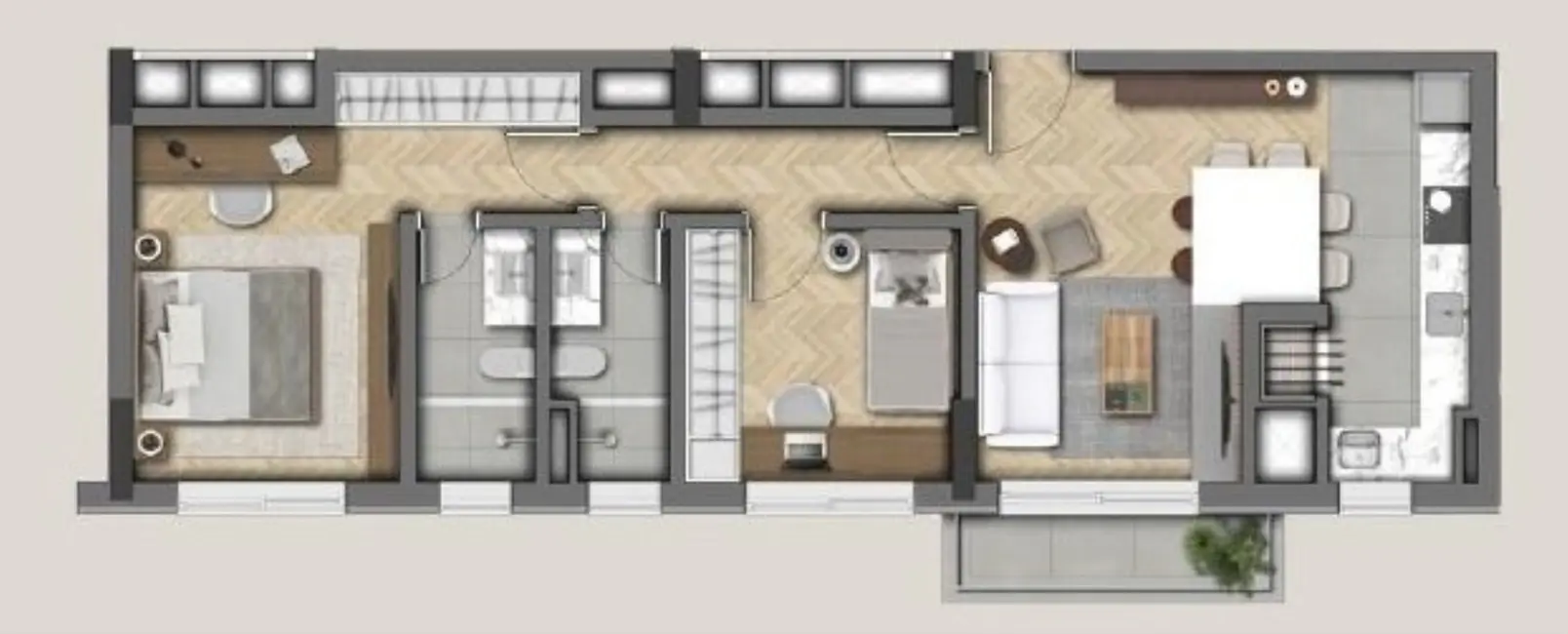 Foto 8 de Apartamento com 3 quartos à venda, 156m2 em Mont Serrat, Porto Alegre - RS