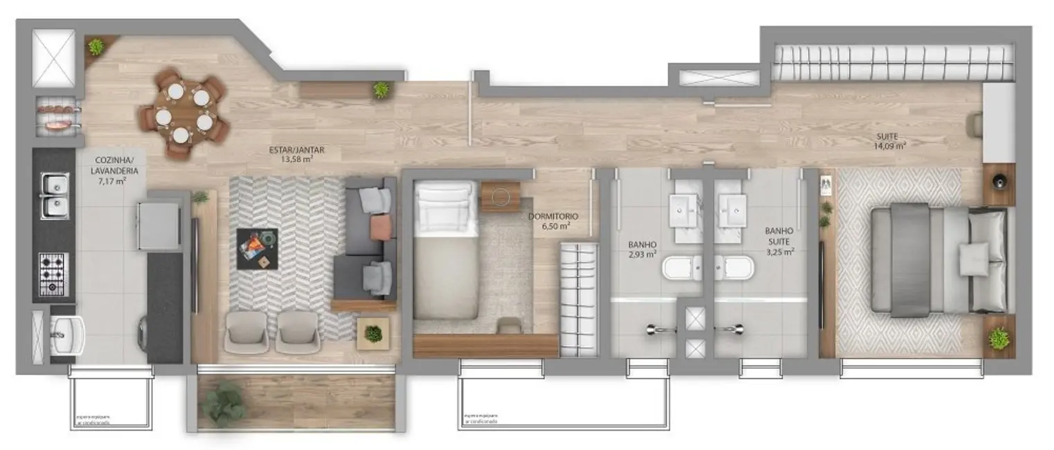 Foto 3 de Apartamento com 2 quartos à venda, 79m2 em Bela Vista, Porto Alegre - RS