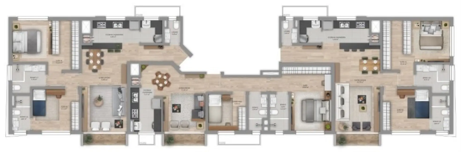 Foto 2 de Apartamento com 2 quartos à venda, 79m2 em Bela Vista, Porto Alegre - RS