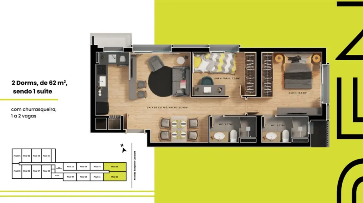 Foto 6 de Apartamento com 1 quarto à venda, 41m2 em Floresta, Porto Alegre - RS