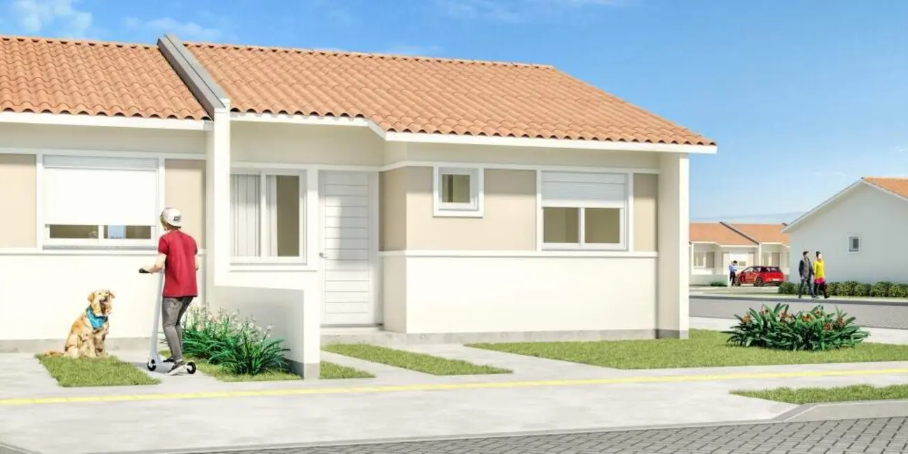 Foto 2 de Casa de Condomínio com 3 quartos à venda, 54m2 em Morada do Vale II, Gravatai - RS
