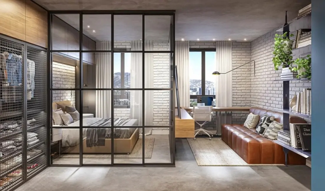 Foto 3 de Loft / Flat com 1 quarto à venda, 45m2 em Partenon, Porto Alegre - RS