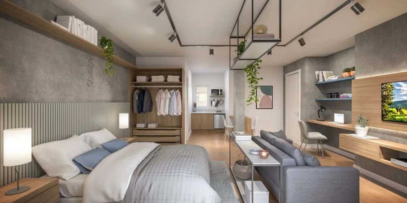 Loft / Flat com 1 quarto à venda, 33m2 em Centro Histórico, Porto Alegre - RS - imagem 7 Foto 7 de Loft / Flat com 1 quarto à venda, 33m2 em Centro Histórico, Porto Alegre - RS