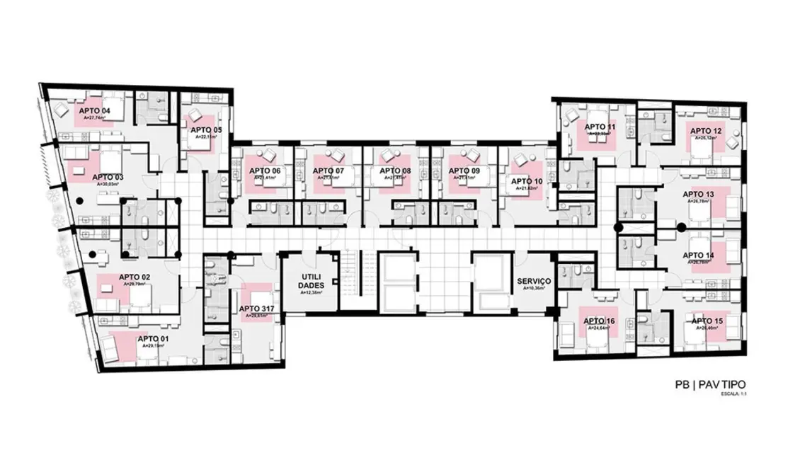 Foto 7 de Loft / Flat com 1 quarto à venda, 21m2 em Centro Histórico, Porto Alegre - RS