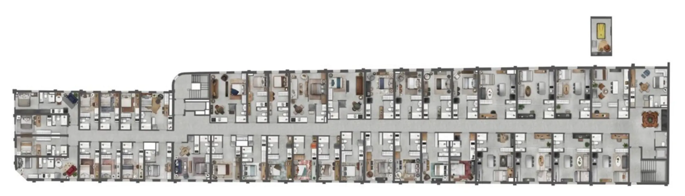 Foto 6 de Loft / Flat com 1 quarto à venda, 27m2 em Floresta, Porto Alegre - RS