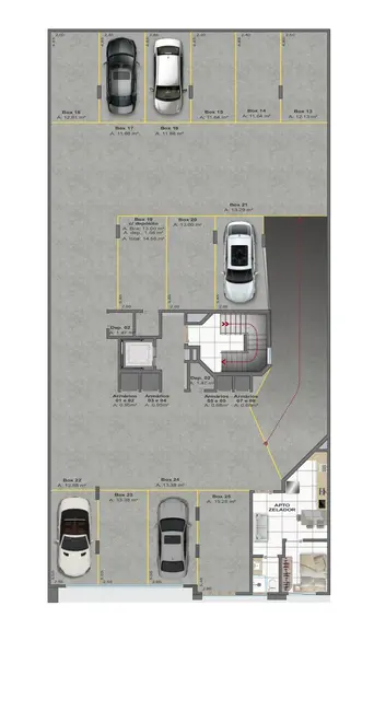 Apartamento com 2 quartos à venda, 95m2 em Capao Da Canoa - RS - imagem 8 Foto 8 de Apartamento com 2 quartos à venda, 95m2 em Capao Da Canoa - RS