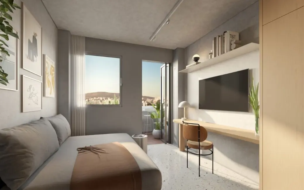 Apartamento com 1 quarto à venda, 38m2 em Menino Deus, Porto Alegre - RS - imagem 6 Foto 6 de Apartamento com 1 quarto à venda, 38m2 em Menino Deus, Porto Alegre - RS