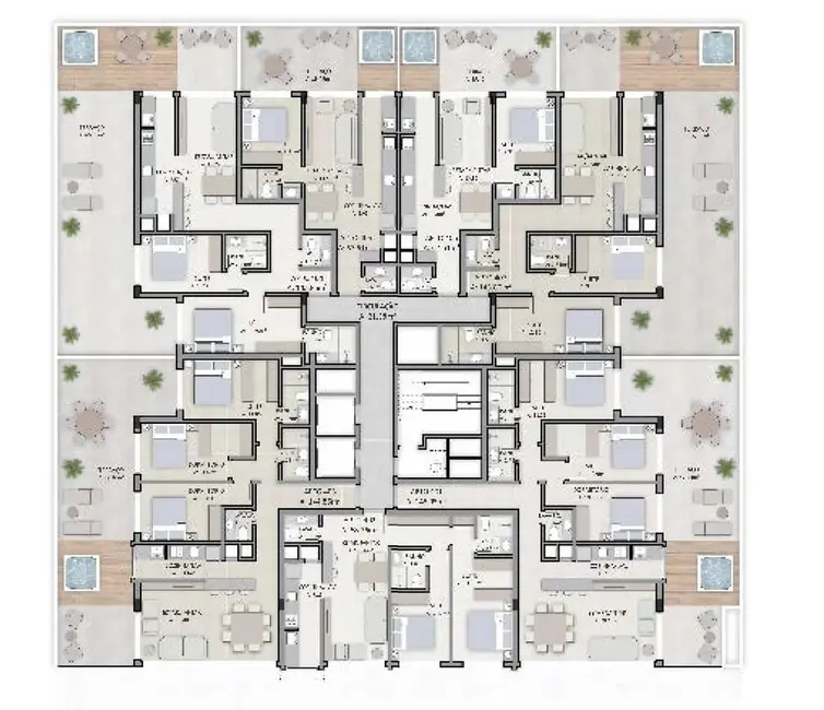 Apartamento com 1 quarto à venda, 95m2 em Capao Da Canoa - RS - imagem 9 Foto 9 de Apartamento com 1 quarto à venda, 95m2 em Capao Da Canoa - RS