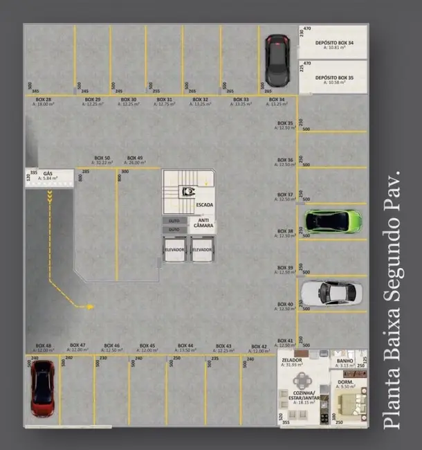 Apartamento com 2 quartos à venda, 86m2 em Capao Da Canoa - RS - imagem 4 Foto 4 de Apartamento com 2 quartos à venda, 86m2 em Capao Da Canoa - RS