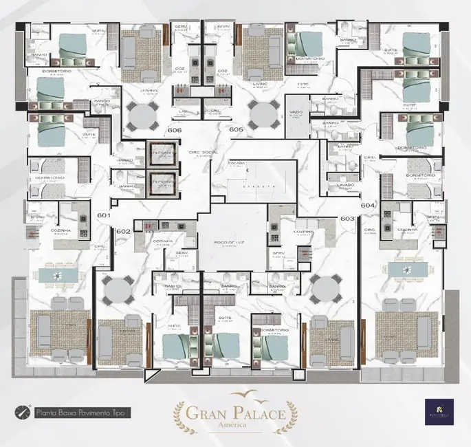 Apartamento com 2 quartos à venda, 104m2 em Capao Da Canoa - RS - imagem 9 Foto 9 de Apartamento com 2 quartos à venda, 104m2 em Capao Da Canoa - RS