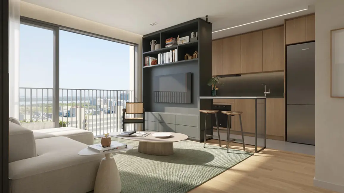 Apartamento com 1 quarto à venda, 26m2 em Praia de Belas, Porto Alegre - RS - imagem 5 Foto 5 de Apartamento com 1 quarto à venda, 26m2 em Praia de Belas, Porto Alegre - RS