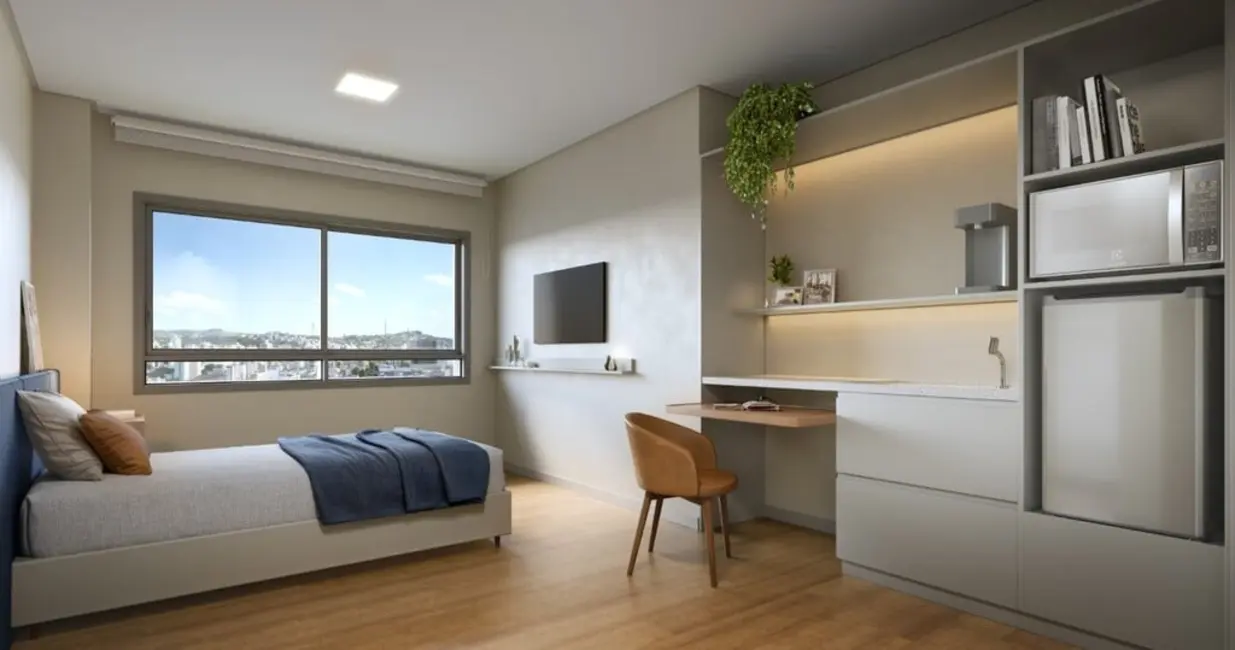 Apartamento com 1 quarto à venda, 24m2 em Menino Deus, Porto Alegre - RS - imagem 6 Foto 6 de Apartamento com 1 quarto à venda, 24m2 em Menino Deus, Porto Alegre - RS