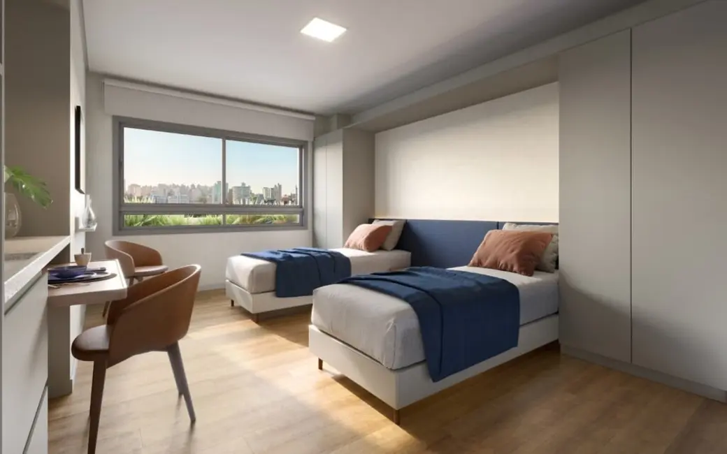 Apartamento com 1 quarto à venda, 24m2 em Menino Deus, Porto Alegre - RS - imagem 8 Foto 8 de Apartamento com 1 quarto à venda, 24m2 em Menino Deus, Porto Alegre - RS