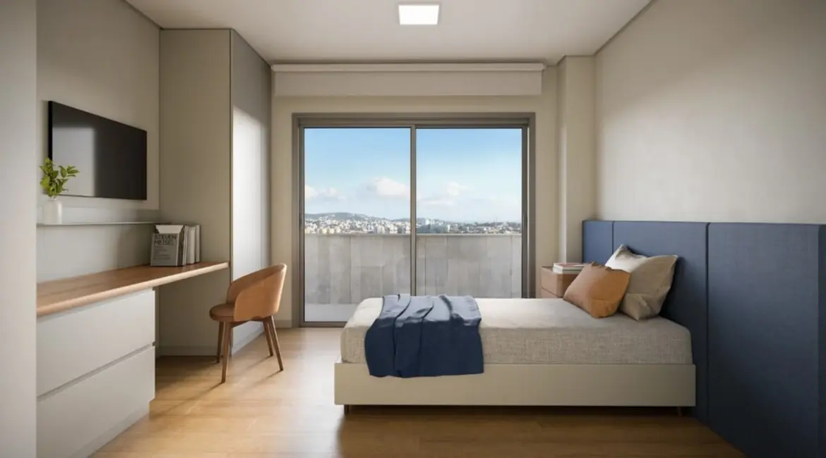 Apartamento com 1 quarto à venda, 24m2 em Menino Deus, Porto Alegre - RS - imagem 7 Foto 7 de Apartamento com 1 quarto à venda, 24m2 em Menino Deus, Porto Alegre - RS
