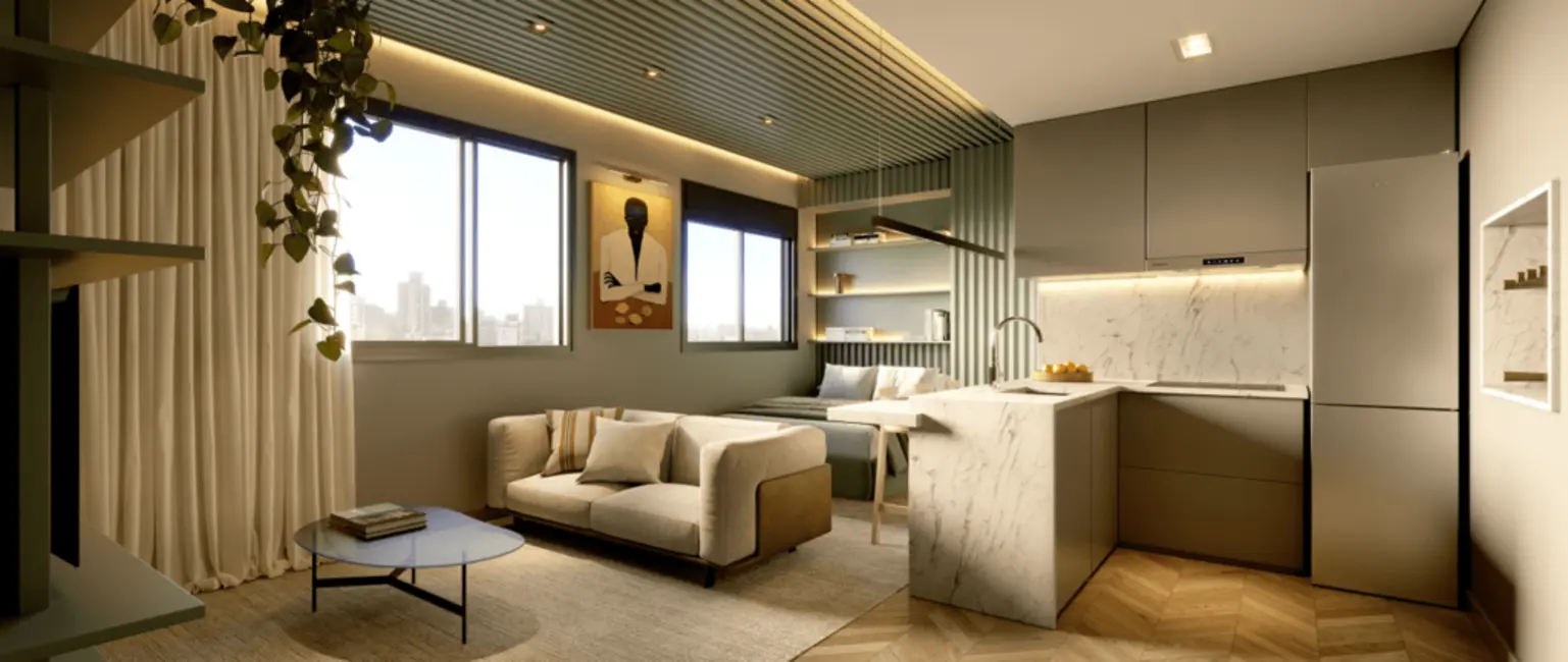 Apartamento com 1 quarto à venda, 30m2 em Petrópolis, Porto Alegre - RS - imagem 3 Foto 3 de Apartamento com 1 quarto à venda, 30m2 em Petrópolis, Porto Alegre - RS