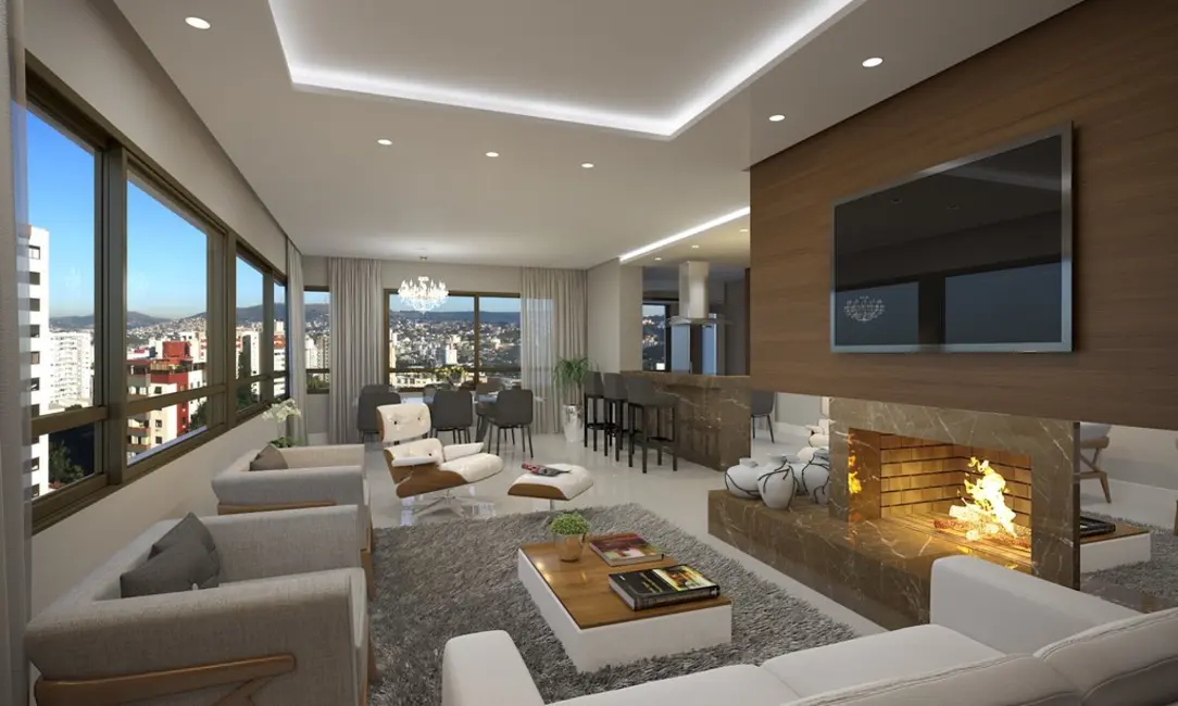 Foto 3 de Apartamento com 3 quartos à venda, 125m2 em Petrópolis, Porto Alegre - RS