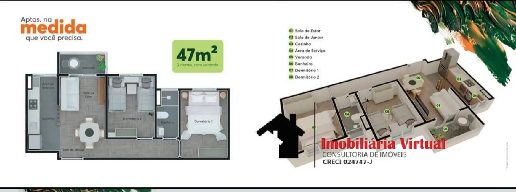 Foto 4 de Apartamento com 2 quartos à venda, 46m2 em Vila Nova Bonsucesso, Guarulhos - SP