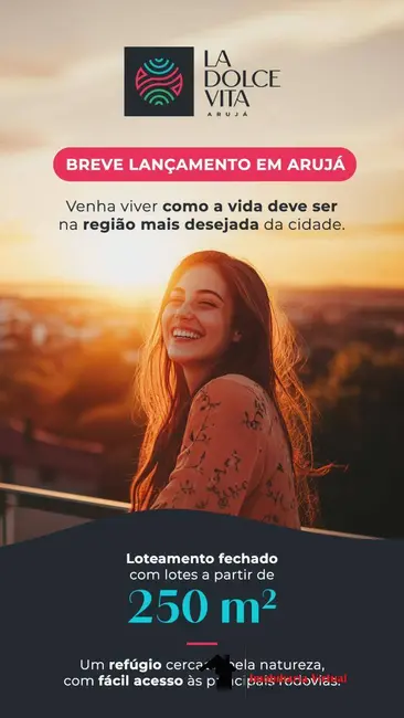 Foto 2 de Lote de Condomínio à venda, 250m2 em Fontes, Aruja - SP