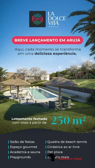 Foto 1 de Lote de Condomínio à venda, 250m2 em Fontes, Aruja - SP