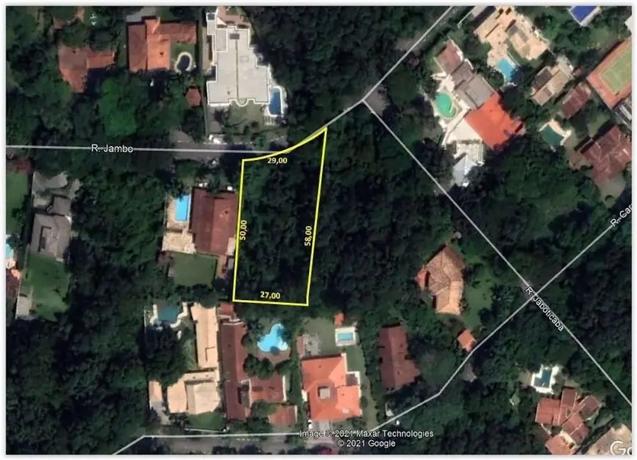 Foto 2 de Terreno / Lote à venda, 1403m2 em Algarve, Cotia - SP