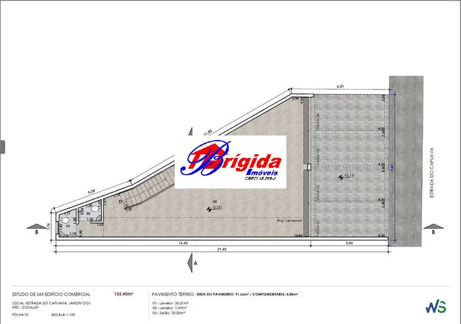 Foto 4 de Terreno / Lote à venda, 139m2 em Chácara Ondas Verdes, Cotia - SP