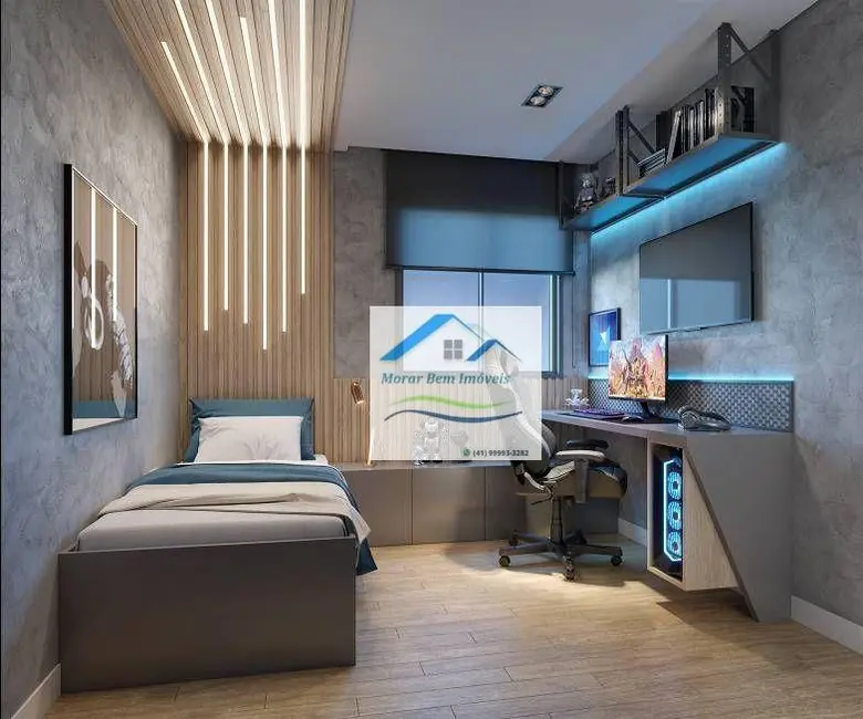 Foto 3 de Sobrado com 3 quartos à venda, 108m2 em Abranches, Curitiba - PR