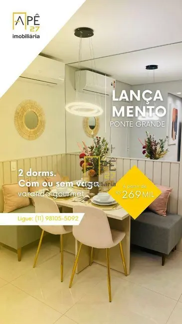 Foto 1 de Apartamento com 2 quartos à venda, 38m2 em Ponte Grande, Guarulhos - SP