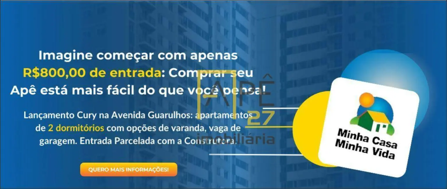 Foto 5 de Apartamento com 2 quartos à venda, 42m2 em Ponte Grande, Guarulhos - SP