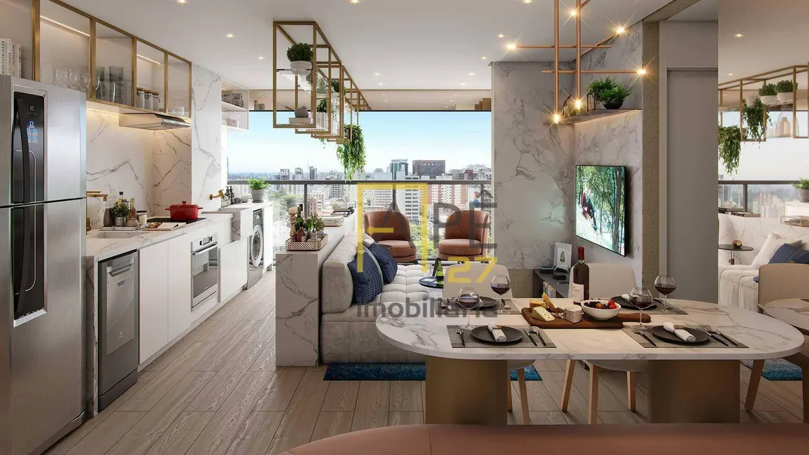 Foto 2 de Apartamento com 1 quarto à venda, 24m2 em Brooklin Novo, São Paulo - SP