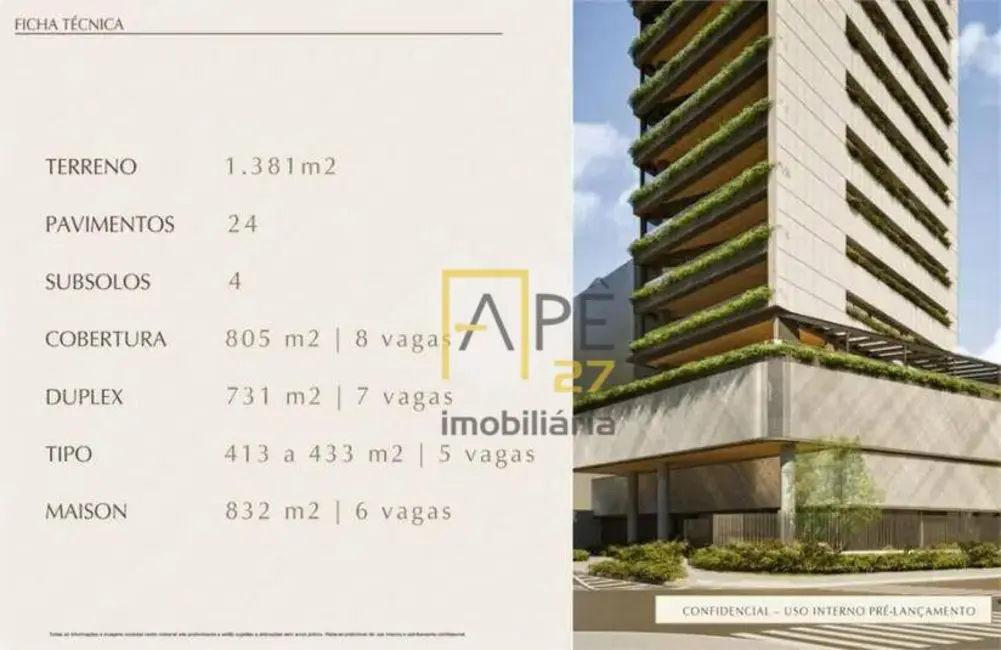 Foto 9 de Apartamento com 4 quartos à venda, 413m2 em Vila Conceição, São Paulo - SP
