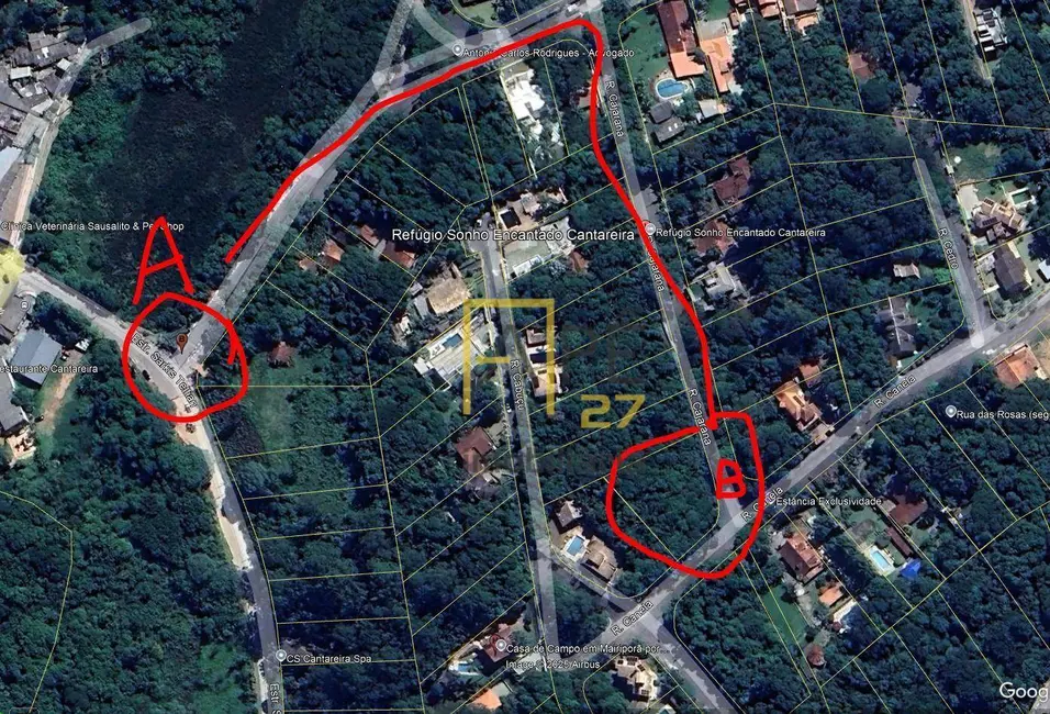 Foto 2 de Terreno / Lote à venda, 1424m2 em Mairipora - SP