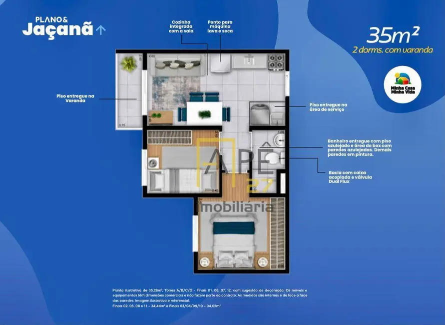 Foto 4 de Apartamento com 2 quartos à venda, 33m2 em São Paulo - SP