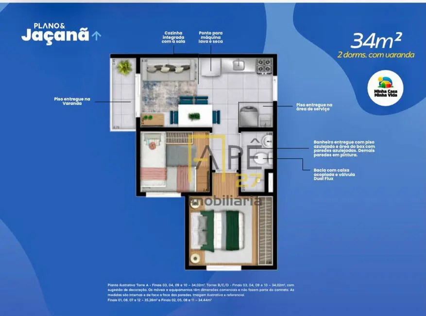 Foto 3 de Apartamento com 2 quartos à venda, 33m2 em São Paulo - SP