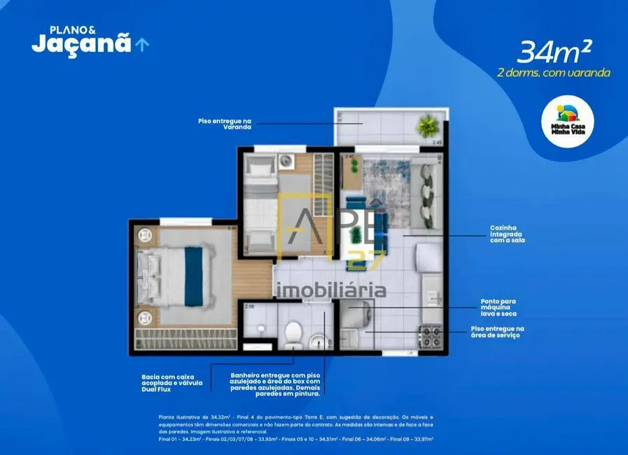 Foto 2 de Apartamento com 2 quartos à venda, 33m2 em São Paulo - SP