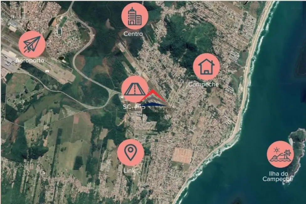 Apartamento com 2 quartos à venda, 65m2 em Campeche, Florianopolis - SC - imagem 3 Foto 3 de Apartamento com 2 quartos à venda, 65m2 em Campeche, Florianopolis - SC