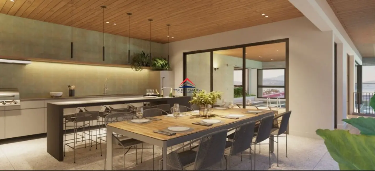 Foto 4 de Apartamento com 3 quartos à venda, 150m2 em Praia Comprida, Sao Jose - SC