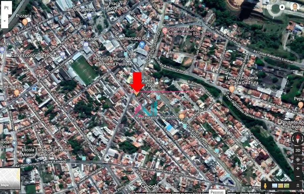 Foto 5 de Terreno / Lote à venda, 757m2 em Centro, Cachoeira Paulista - SP