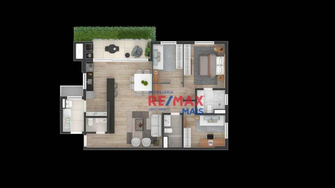 Foto 2 de Apartamento com 3 quartos à venda, 193m2 em Centro, Curitiba - PR