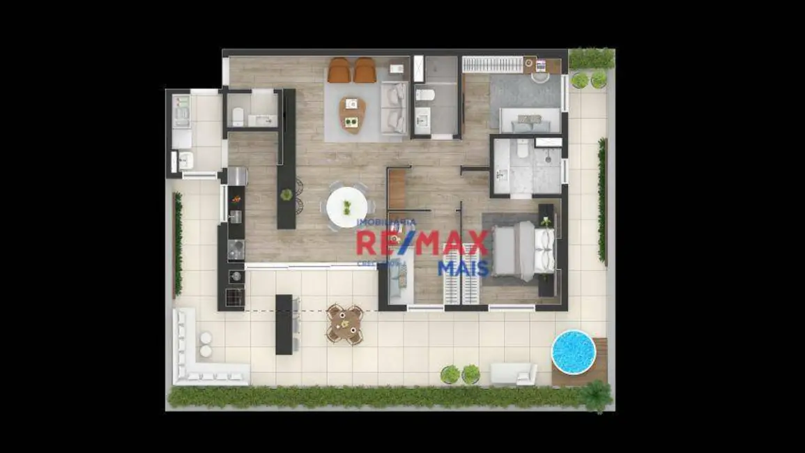 Apartamento com 3 quartos à venda, 193m2 em Centro, Curitiba - PR - imagem 7 Foto 7 de Apartamento com 3 quartos à venda, 193m2 em Centro, Curitiba - PR