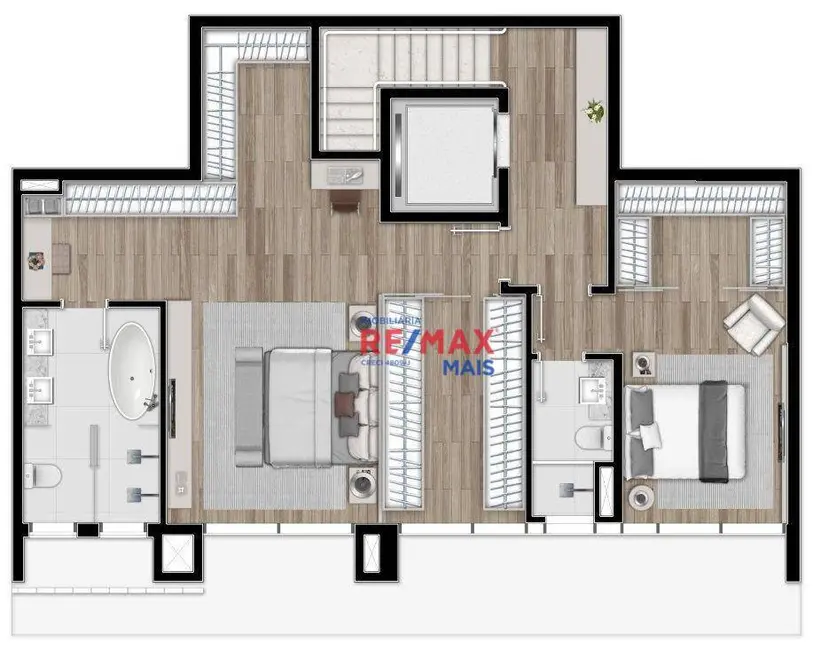 Foto 8 de Apartamento com 3 quartos à venda, 394m2 em Cabral, Curitiba - PR