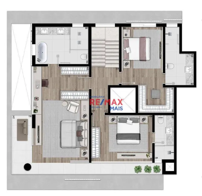 Foto 6 de Apartamento com 3 quartos à venda, 175m2 em Batel, Curitiba - PR
