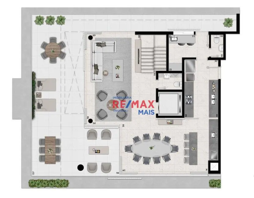 Foto 2 de Apartamento com 3 quartos à venda, 175m2 em Batel, Curitiba - PR